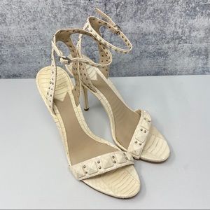 Brian Atwood Catena Water Snakeskin Sandals 9.5
